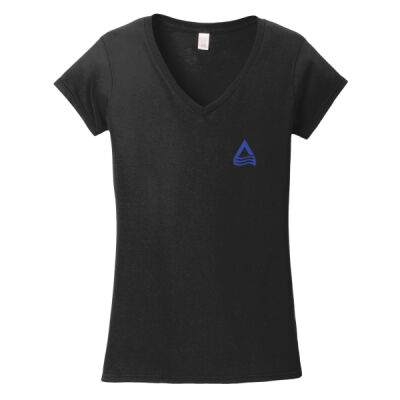 AA Thread - Softstyle ® Ladies Fit V Neck T Shirt Thumbnail